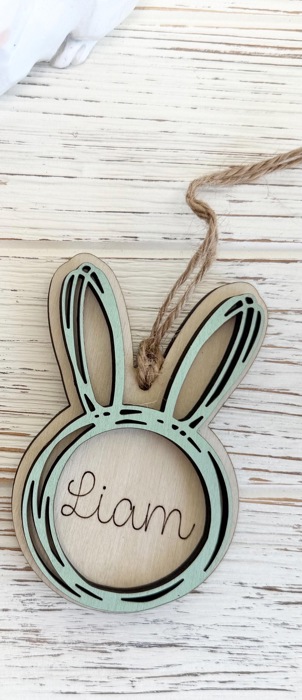 Personalized Easter Basket Tag, Easter Basket Tag