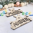  Personalized Easter Bunny DIY Paint Kit, Easter Basket Stuffer