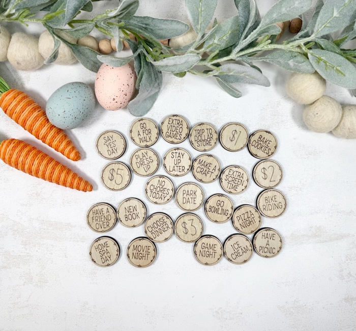 Easter Egg Filler, Easter Egg Tokens