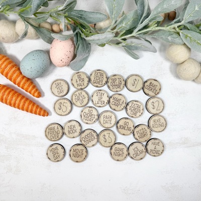 Easter Egg Filler, Easter Egg Tokens