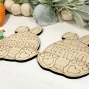  Custom Easter Egg Painting Kit, Personalized DIY Activity for Kids, Easter Basket Stuffer