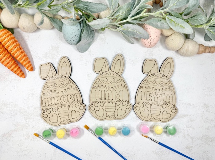 Custom Easter Egg Painting Kit, Personalized DIY Activity for Kids, Easter Basket Stuffer