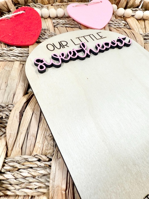 DIY Baby's First Valentines Footprint Keepsake Paint Kit