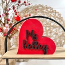  Personalized Valentines Hearts Shelf Sitters