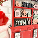  Valentines Day Shelf Sitters, Valentines Hutch Shelf Sitter, Valentines Day Signs, Valentines Home Decor, Valentines Tier Tray Decor