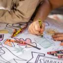  Thanksgiving Coloring Tablecloth