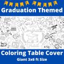 Graduation Coloring Tablecloth