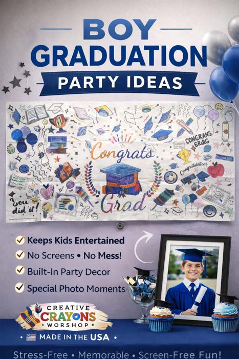 Graduation Coloring Tablecloth