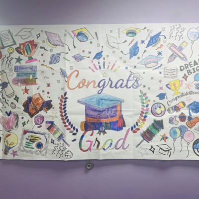 Graduation Coloring Tablecloth