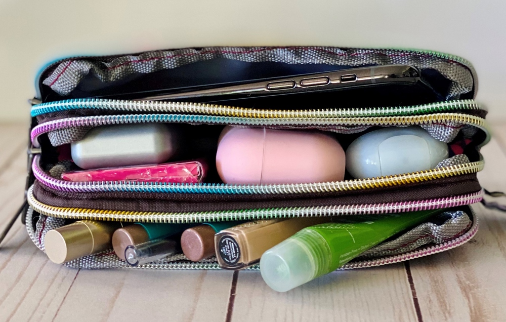 Cosmetic Bag - 3 Compartments