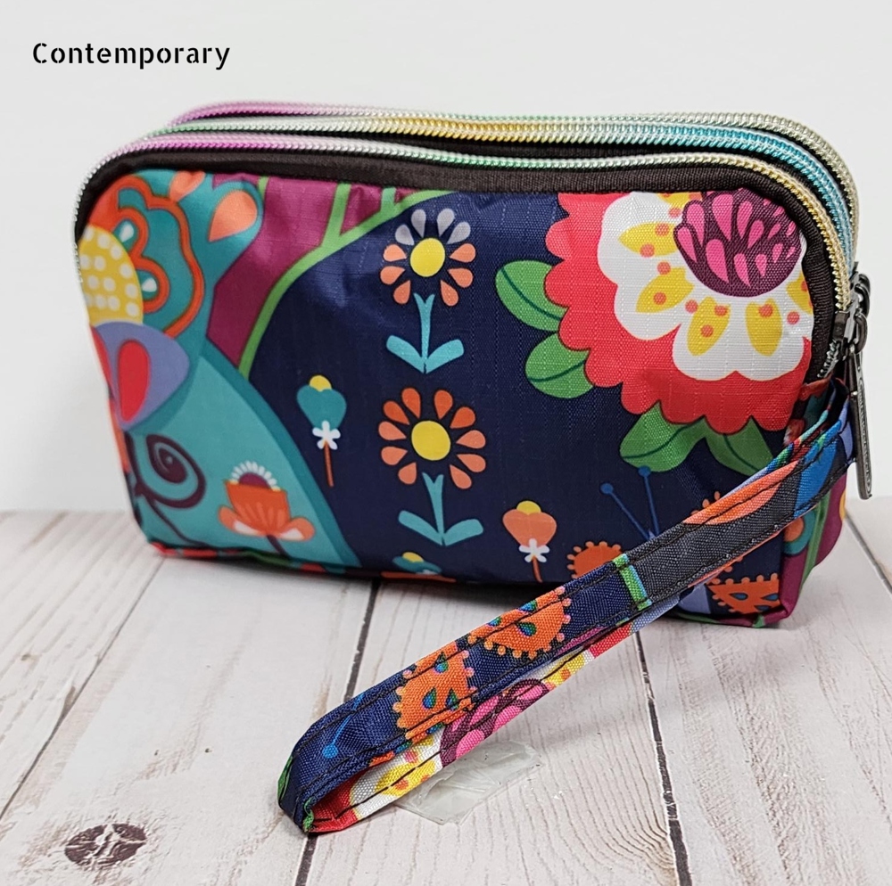 Cosmetic Bag - 3 Compartments