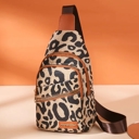  Vegan Leopard Sling Bag