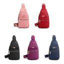 Pink Nylon Nylon Sling Bag