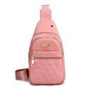 Pink Nylon Nylon Sling Bag