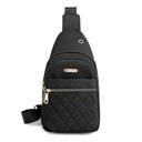 Black Nylon Nylon Sling Bag