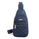 Blue Nylon Nylon Sling Bag