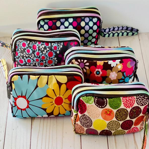 Cosmetic Bag - 3 Compartments