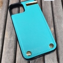 Blue Blue 11 I Phone Case/Card Holder to 15 Pro Max