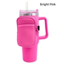 Nylon Bright Pink Tumbler Pouch