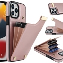 Rose Gold Rose Gold XR I Phone Case/Card Holder to 15 Pro Max