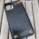 Very Black Black 11 I Phone Case/Card Holder to 15 Pro Max