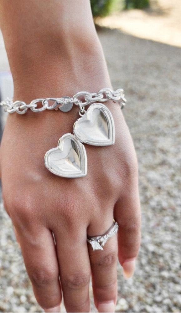 Sterling Locket Bracelet