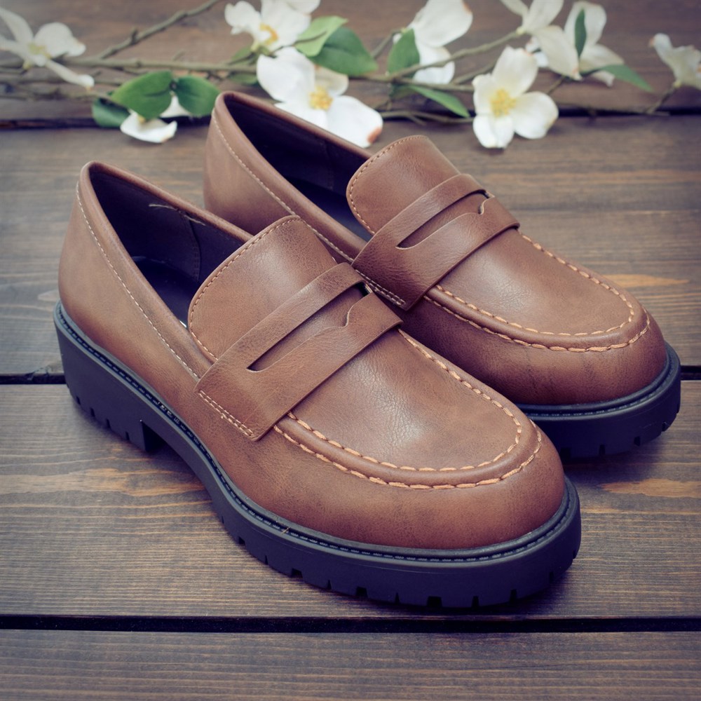 Lug Heel Sole Loafer