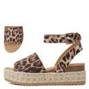 Size 5.5 Leopard Espadrille Platform Sandal