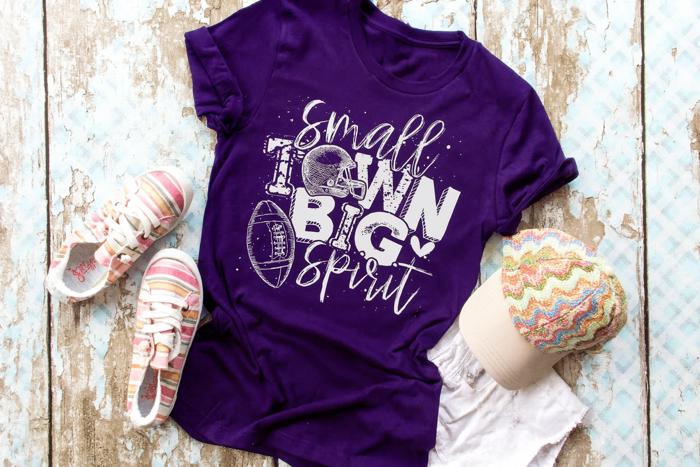 Small Town Big Spirit Football Tee | Friday Night Lights Shirt
