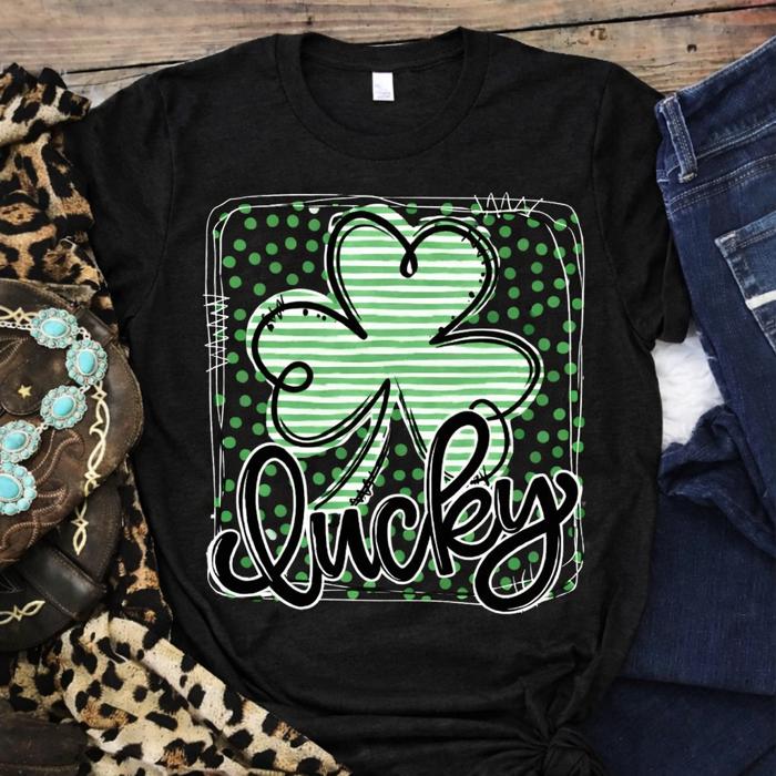 Lucky & Lovely Shamrock Tee