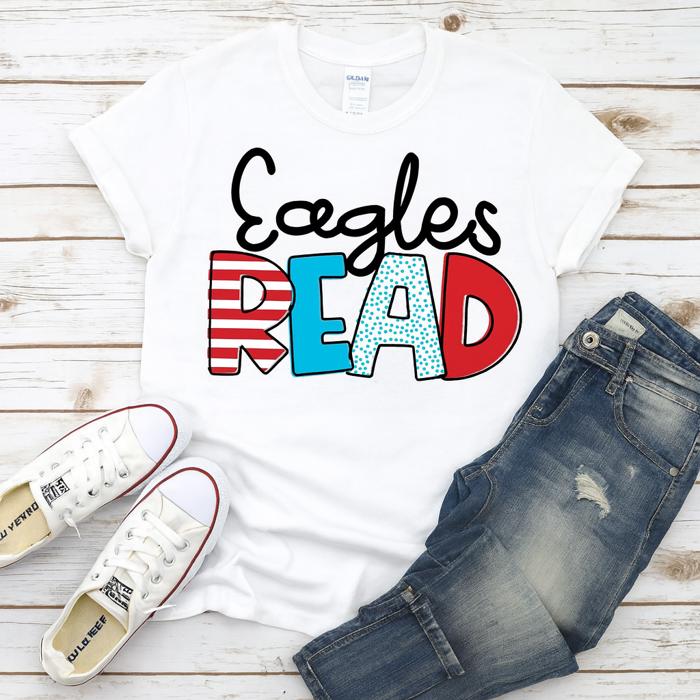 Custom Mascot READ Tee – School Spirit Shirt