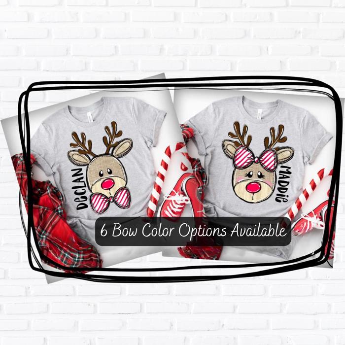 Personalized Kids Christmas Shirt - Custom Name Holiday Tee