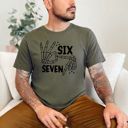  Skeleton Hand "Six Seven" Tee - Comfort Colors Tee 