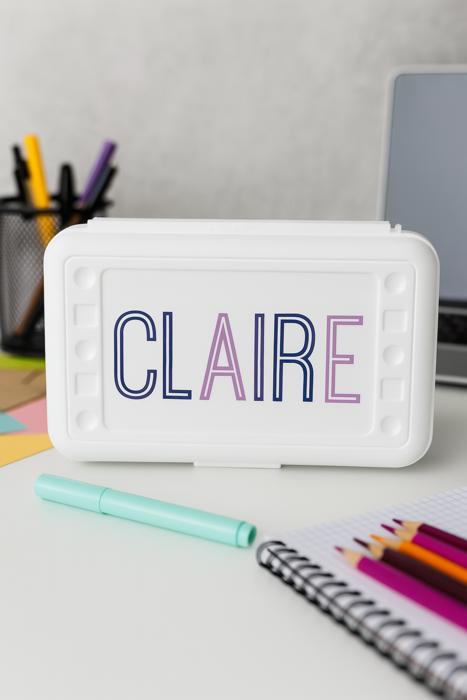Personalized Pencil Box