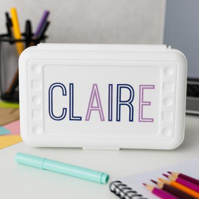 Personalized Pencil Box