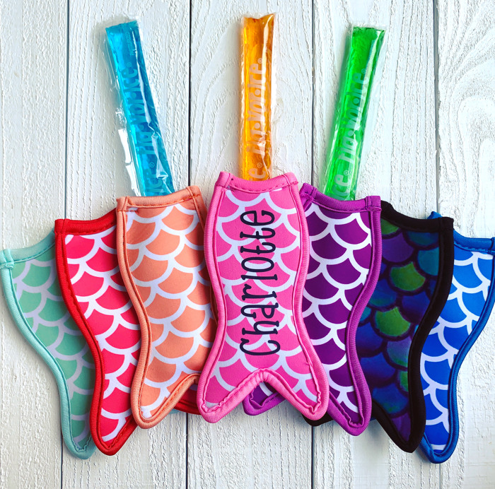 Mermaid Popsicle & Yogurt Holders - Stocking Stuffer