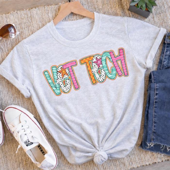 Vet Tech Retro Graphic Tee - Gift for Vet Tech