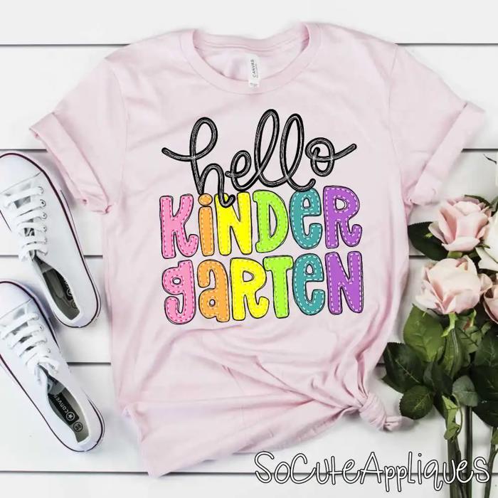 Hello Grade Teacher Tee 