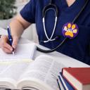  Personalized Paw Print Stethoscope ID Tag - DMV Vet Tech Gift 