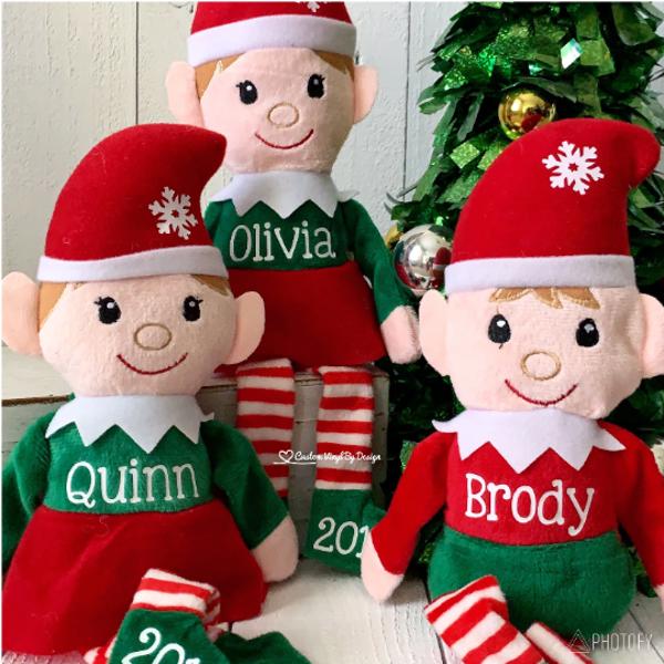 Personalized Plush Elf