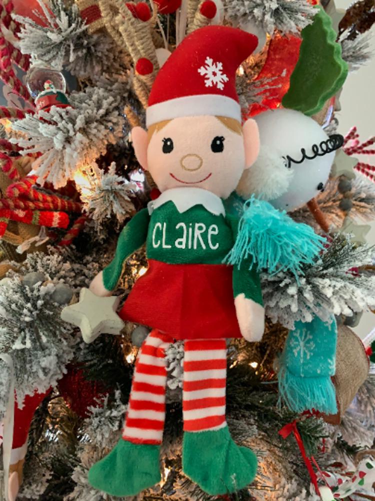 Personalized Plush Elf