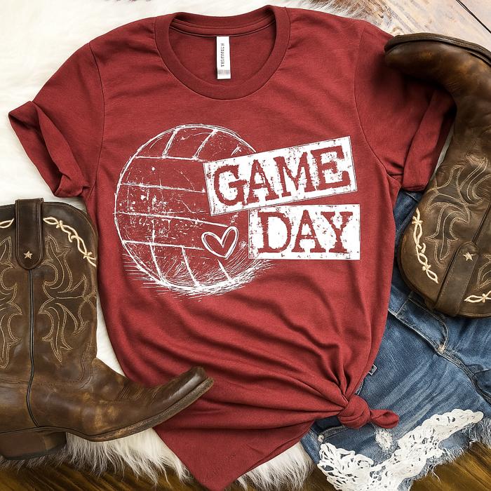 Game Day Volleyball Tee