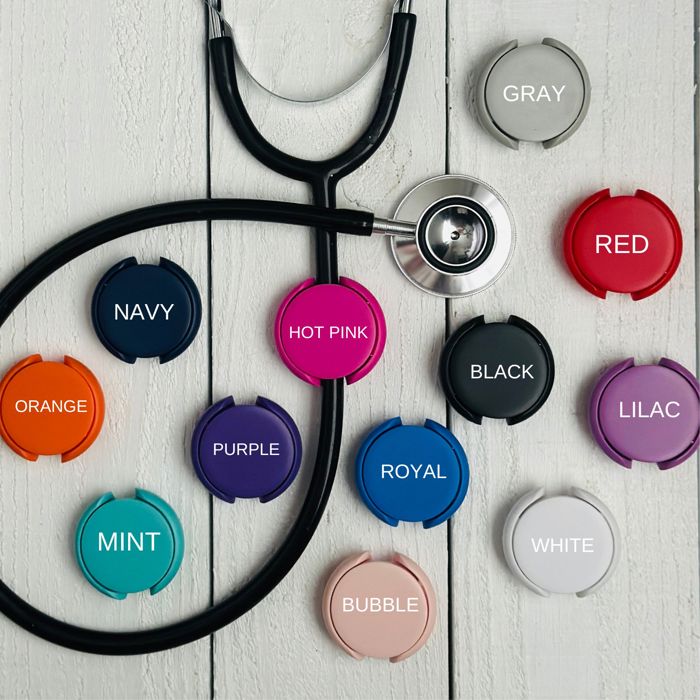 Personalized Paw Print Stethoscope ID Tag - DMV Vet Tech Gift 