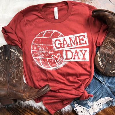 Game Day Volleyball Tee