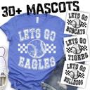  Custom Mascot Softball Tee