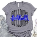  Game Day Spirit Tee – Custom Mascot & Football Script 