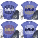  Game Day Spirit Tee – Custom Mascot & Football Script 