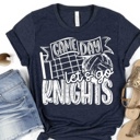  Game Day Volleyball Spirit Tee – Custom Mascot