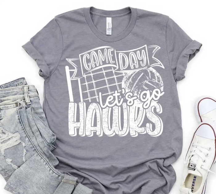 Game Day Volleyball Spirit Tee – Custom Mascot