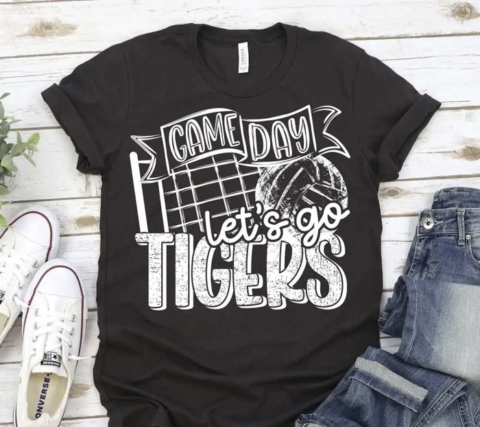 Game Day Volleyball Spirit Tee – Custom Mascot